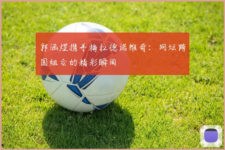 郭涵煜携手梅拉德诺维奇:网坛跨国组合的精彩瞬间